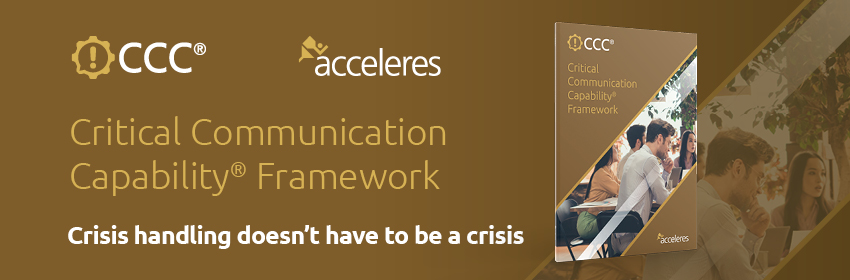 Critical Communication Capability Framework promotional banner - find out more