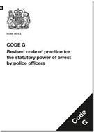 PACE Code G Statutory Power of Arrest product image
