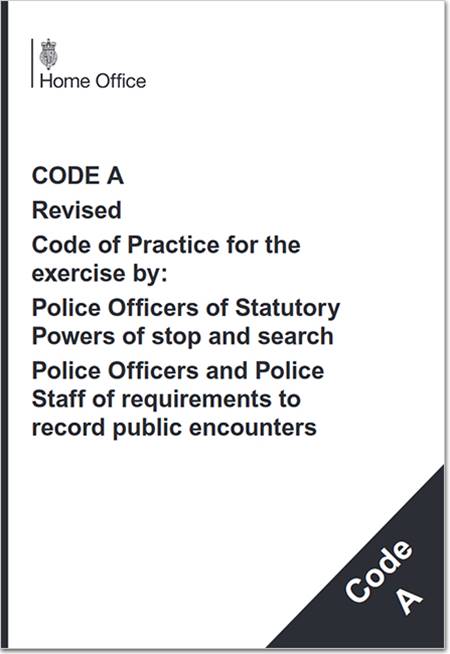 police and criminal evidence act 1984 pace code a